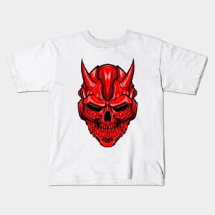 Mecha Devil Skull Kids T-Shirt